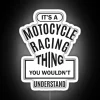 neon rgb motorcycle racing sign
