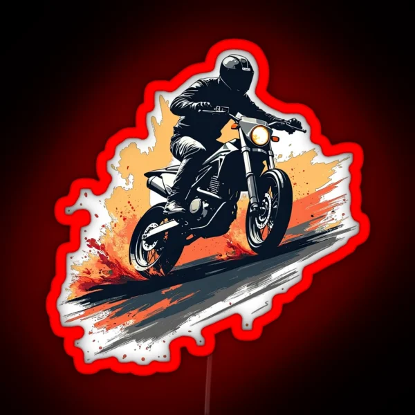 Motocycle RGB Neon Sign