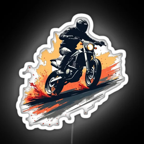 Motocycle RGB Neon Sign