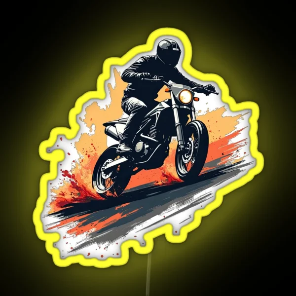 Motocycle RGB Neon Sign
