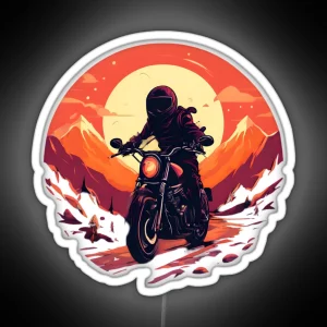 Motocycle RGB Neon Sign