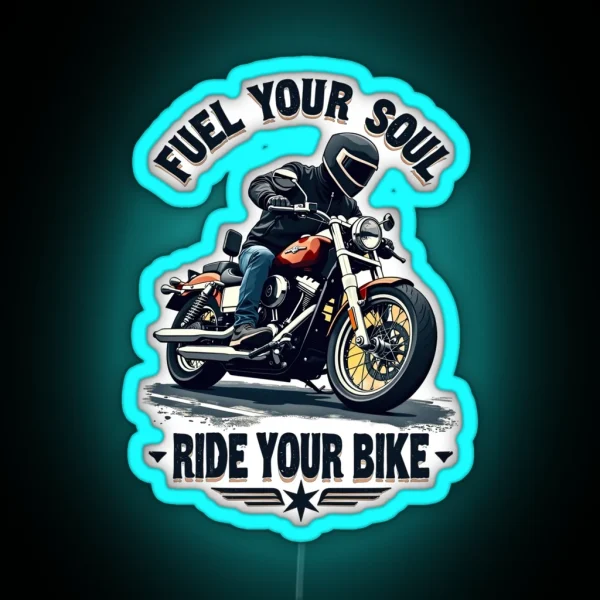 Motocycle RGB Neon Sign
