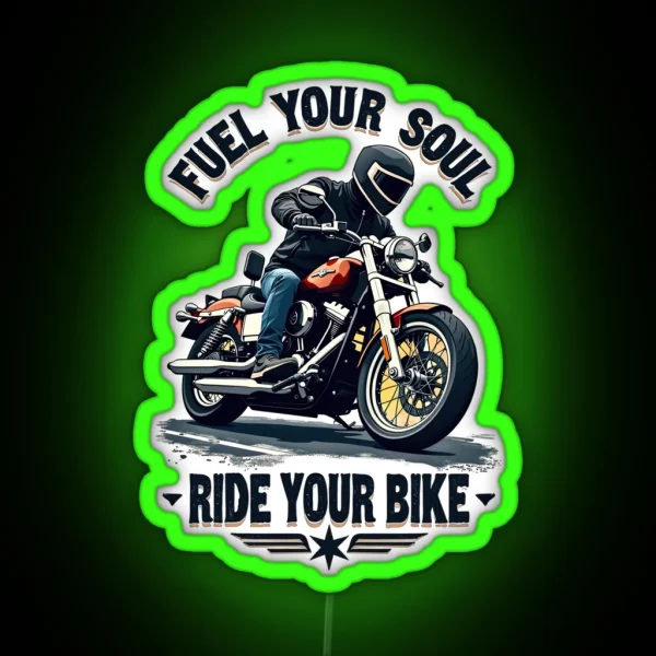 Motocycle RGB Neon Sign