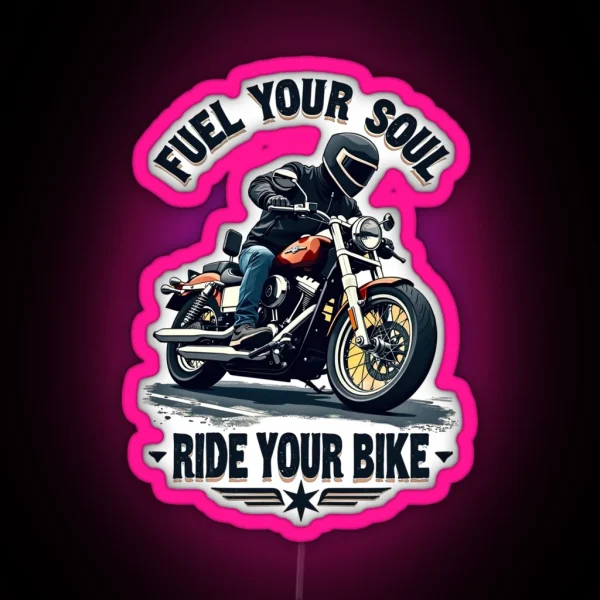 Motocycle RGB Neon Sign