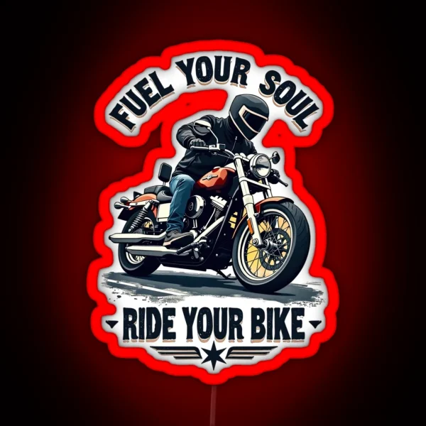 Motocycle RGB Neon Sign