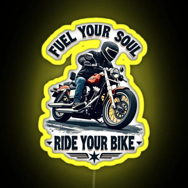 Motocycle RGB Neon Sign