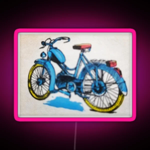 Motocycle RGB Neon Sign