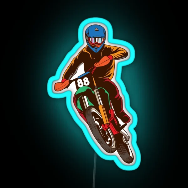 Motocycle RGB Neon Sign