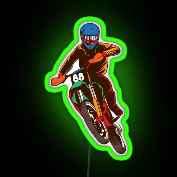 Motocycle RGB Neon Sign