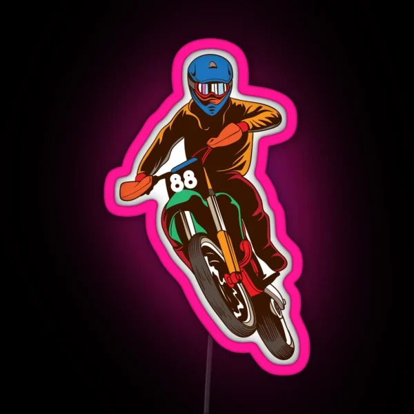Motocycle RGB Neon Sign