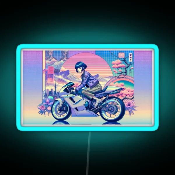 Motodream 2010s Vaporwave RGB Neon Sign