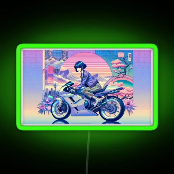 Motodream 2010s Vaporwave RGB Neon Sign