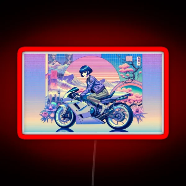 Motodream 2010s Vaporwave RGB Neon Sign
