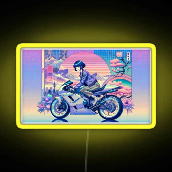 Motodream 2010s Vaporwave RGB Neon Sign
