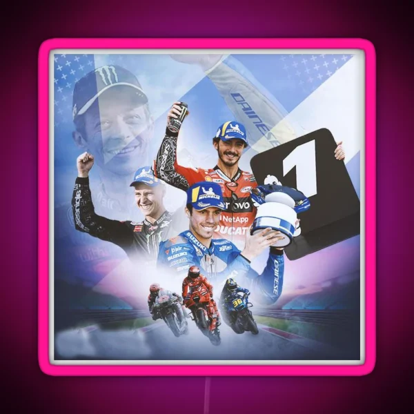 Motogp JADIJUARA RGB Neon Sign