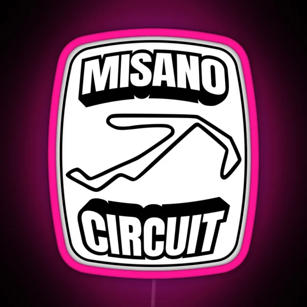 Motogp Misano Circuit RGB Neon Sign