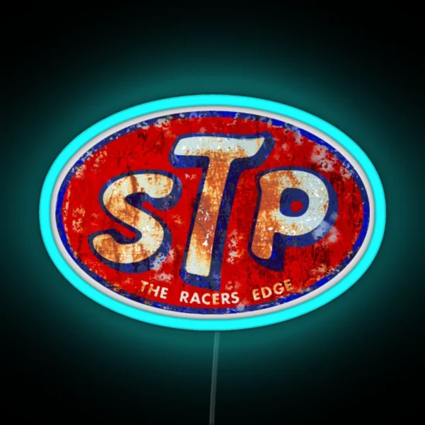 Motor Oil Ledtp Racing Rust RGB Neon Sign