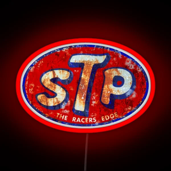 Motor Oil Ledtp Racing Rust RGB Neon Sign