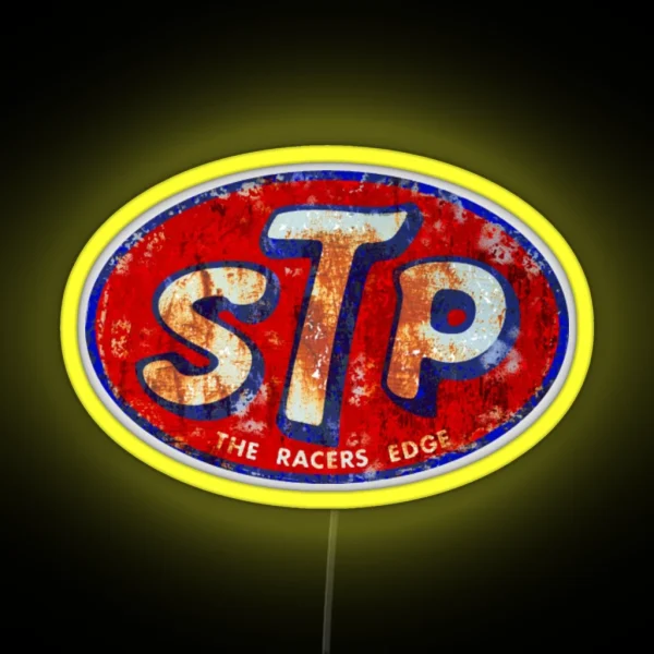 Motor Oil Ledtp Racing Rust RGB Neon Sign
