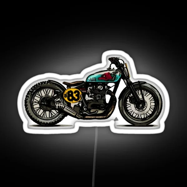 Motorcycle Cool RGB Neon Sign