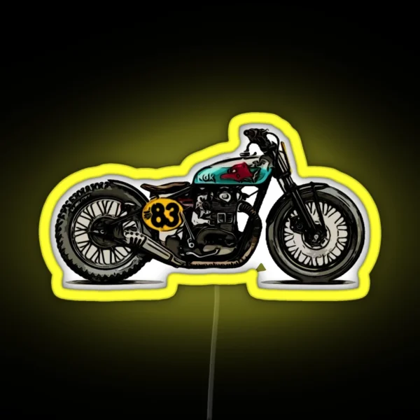 Motorcycle Cool RGB Neon Sign