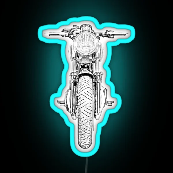 Motorcycle Front RGB Neon Sign