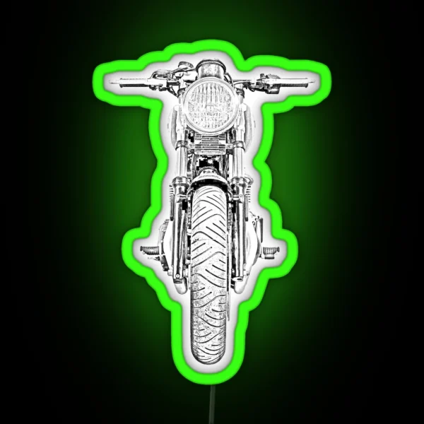 Motorcycle Front RGB Neon Sign