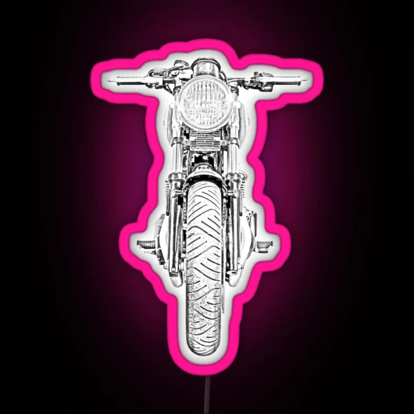 Motorcycle Front RGB Neon Sign