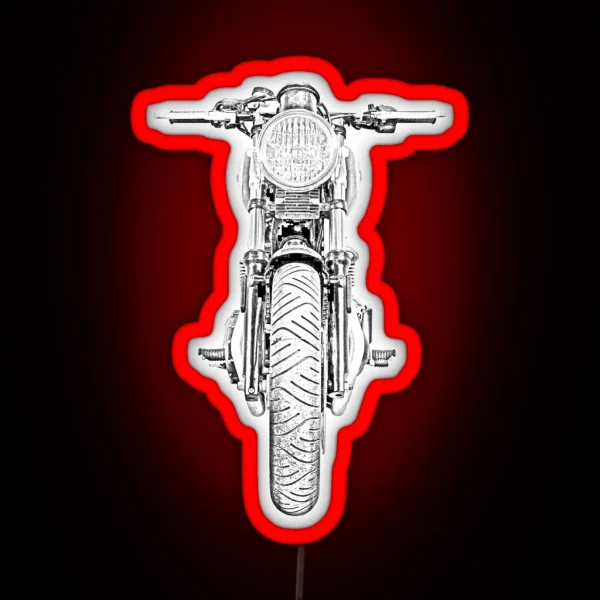 Motorcycle Front RGB Neon Sign