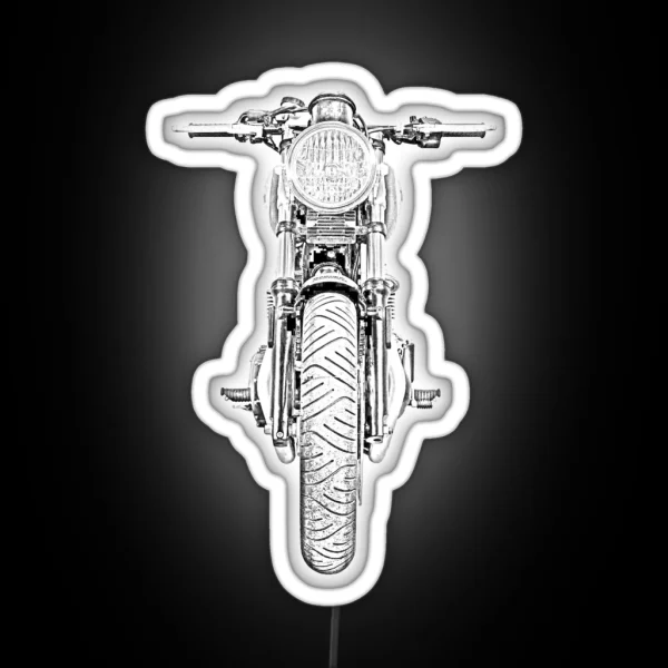 Motorcycle Front RGB Neon Sign