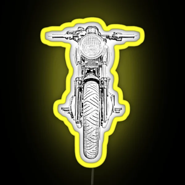 Motorcycle Front RGB Neon Sign