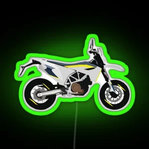 Motorcycle Husqvarna Supermoto 701 RGB Neon Sign