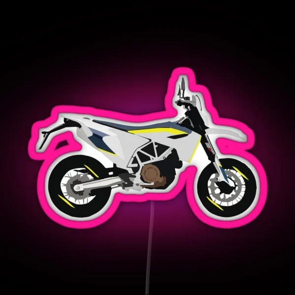 Motorcycle Husqvarna Supermoto 701 RGB Neon Sign