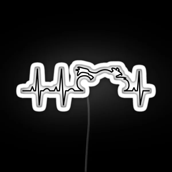 Motorcycle Life Line RGB Neon Sign