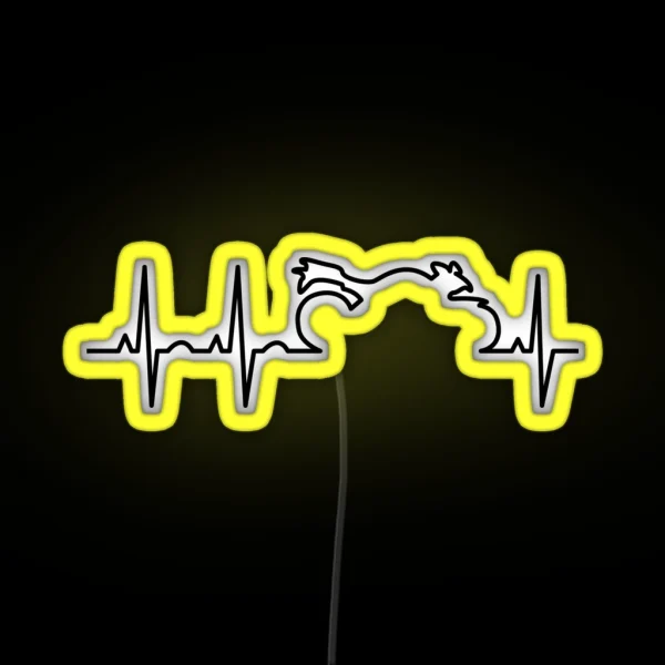 Motorcycle Life Line RGB Neon Sign