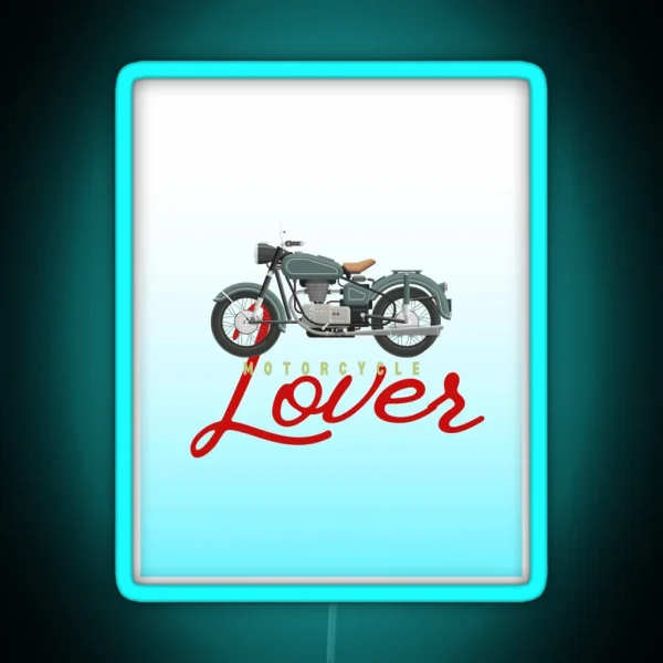 Motorcycle Lover Collection RGB Neon Sign