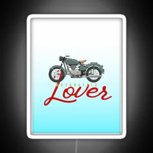 Motorcycle Lover Collection RGB Neon Sign