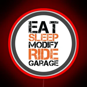 Motorcycle Mechanic Life RGB Neon Sign