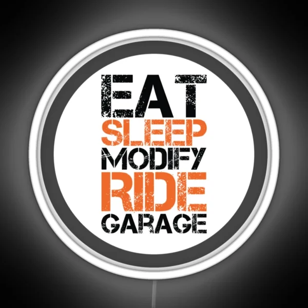 Motorcycle Mechanic Life RGB Neon Sign