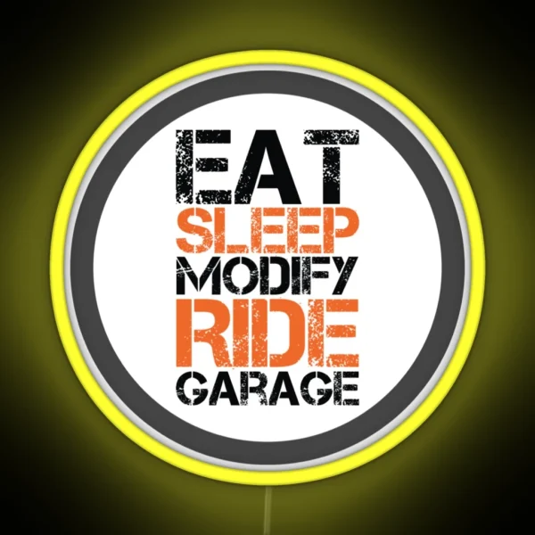 Motorcycle Mechanic Life RGB Neon Sign