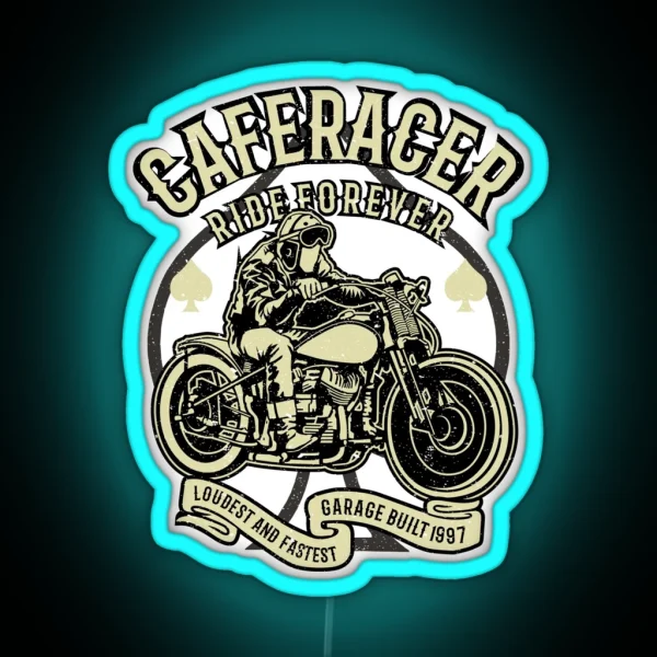 Motorcycle RGB Neon Sign