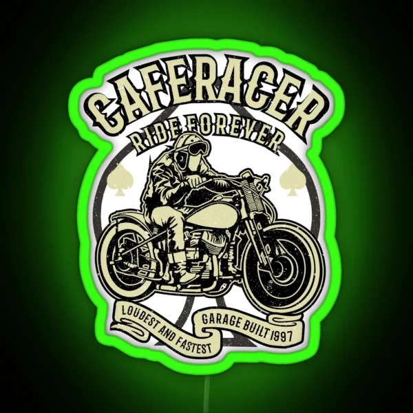Motorcycle RGB Neon Sign