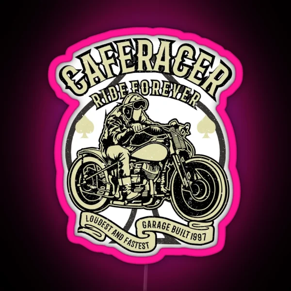 Motorcycle RGB Neon Sign