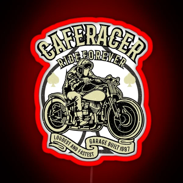Motorcycle RGB Neon Sign