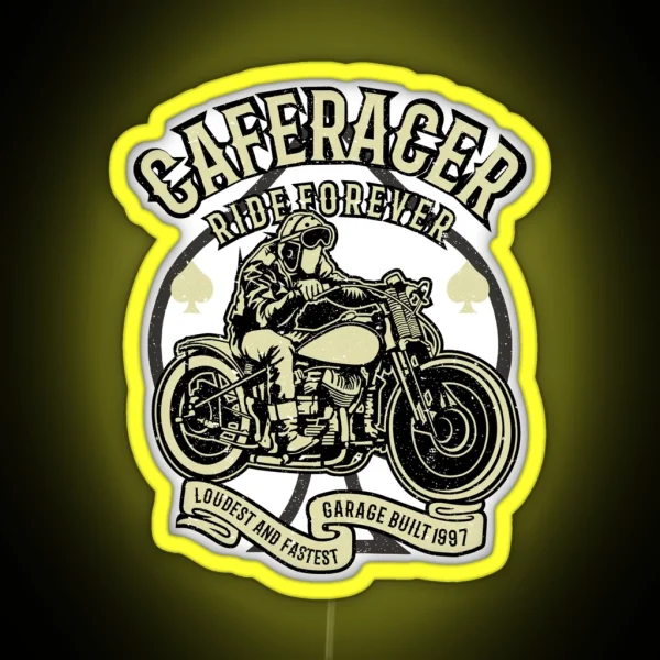 Motorcycle RGB Neon Sign