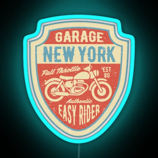 Motorcycle RGB Neon Sign