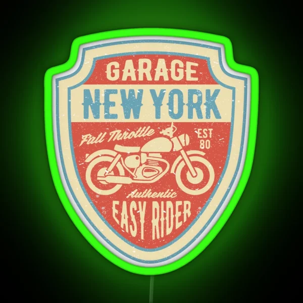 Motorcycle RGB Neon Sign