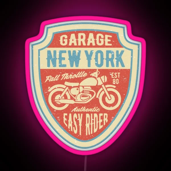 Motorcycle RGB Neon Sign