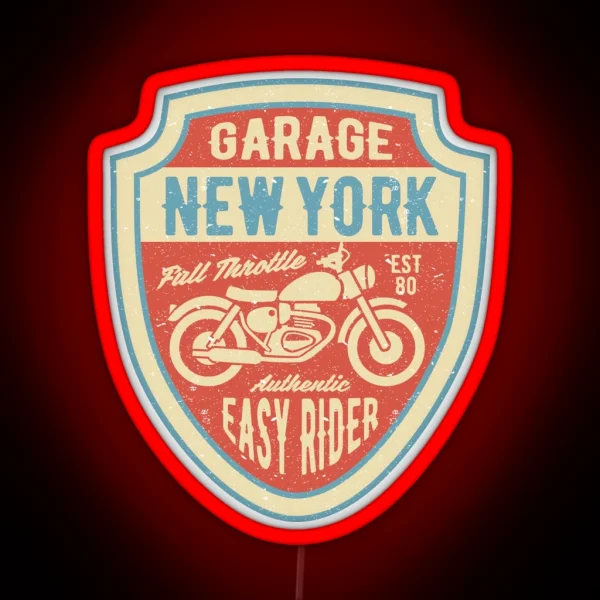 Motorcycle RGB Neon Sign