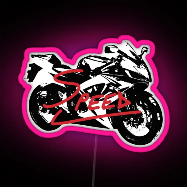 Motorcycles Are FUN RGB Neon Sign
